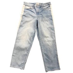 Athleta Sculptex Stretchy Faded Blue Cropped Jeans Size 8P